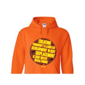 orange SBCLT hoodie